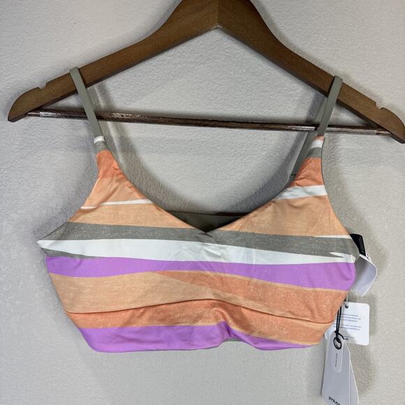 Prana Swim Top Small Fair Trade Reversible Willow Bralette Athletic Padded‎ - Picture 1 of 12
